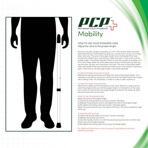 Adjustable Cane - Orthopedic Handle