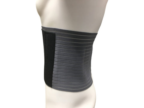 OTC Abdominal Binder for Women, Ribbed Elastic Compression, Select Series, Grey