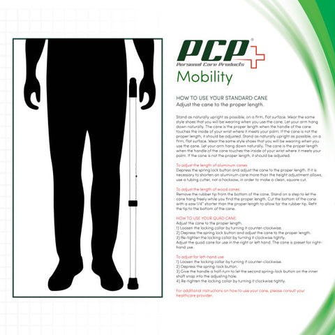 Adjustable Cane - Crook Handle