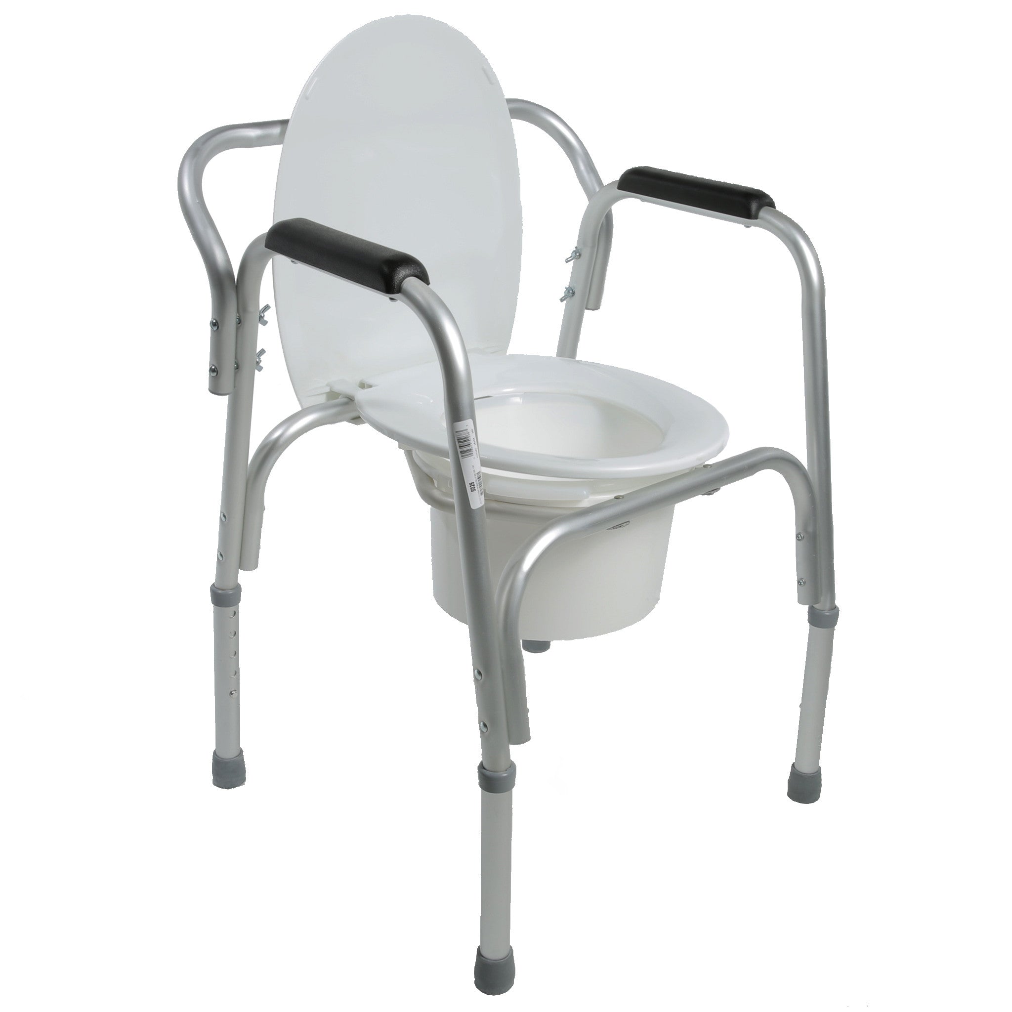 Cloth Secure Commode Lightweight Commode & Safety Frame - Free Shipping - Home Medical Supply