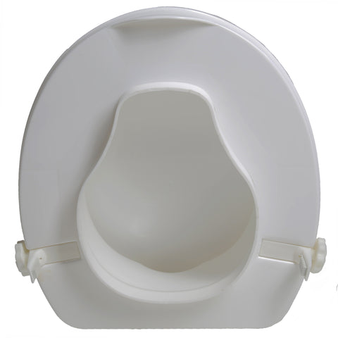 Molded Toilet Seat Riser w/ Lid, 4"