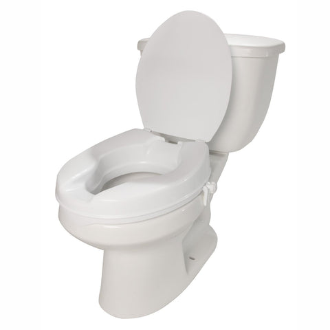 Molded Toilet Seat Riser w/ Lid, 2"