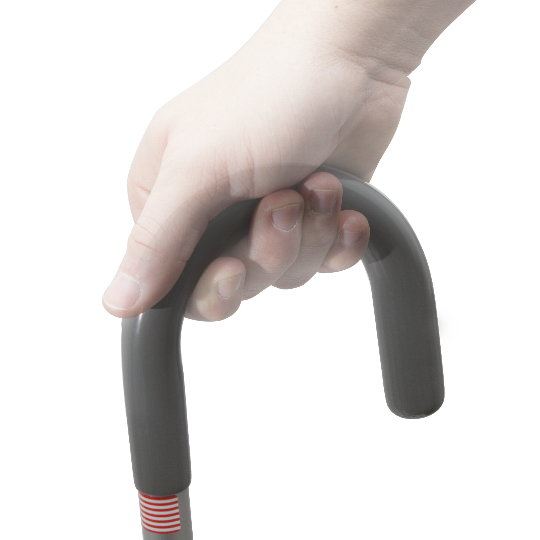 Soft Touch Black Palm Grip Cane