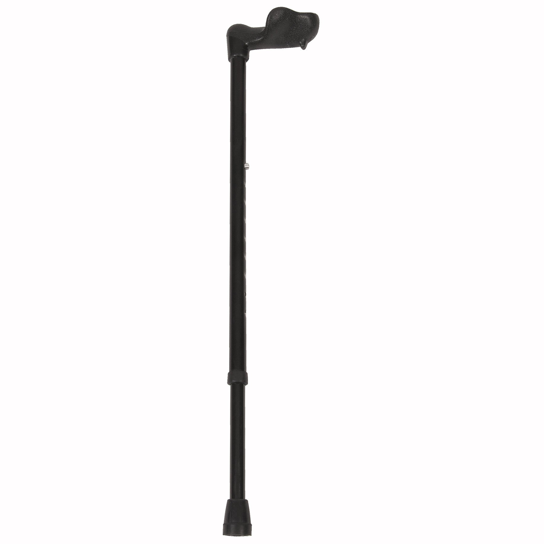 CANE WITH PALM HANDLE (RIGHT) - BLACK