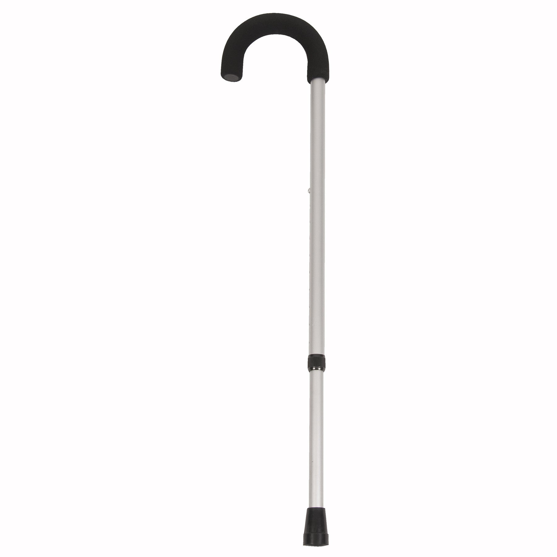 Curved Handle Adjustable Height Cane - Free Shipping - Home