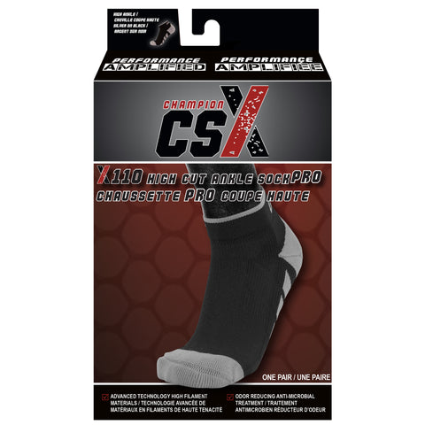 CSX X110, High Cut Ankle Sock Pro