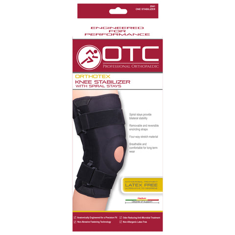 OTC 2541, Orthotex Knee Stabilizer - Spiral Stays