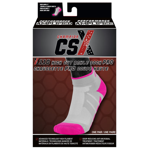 CSX X110, High Cut Ankle Sock Pro
