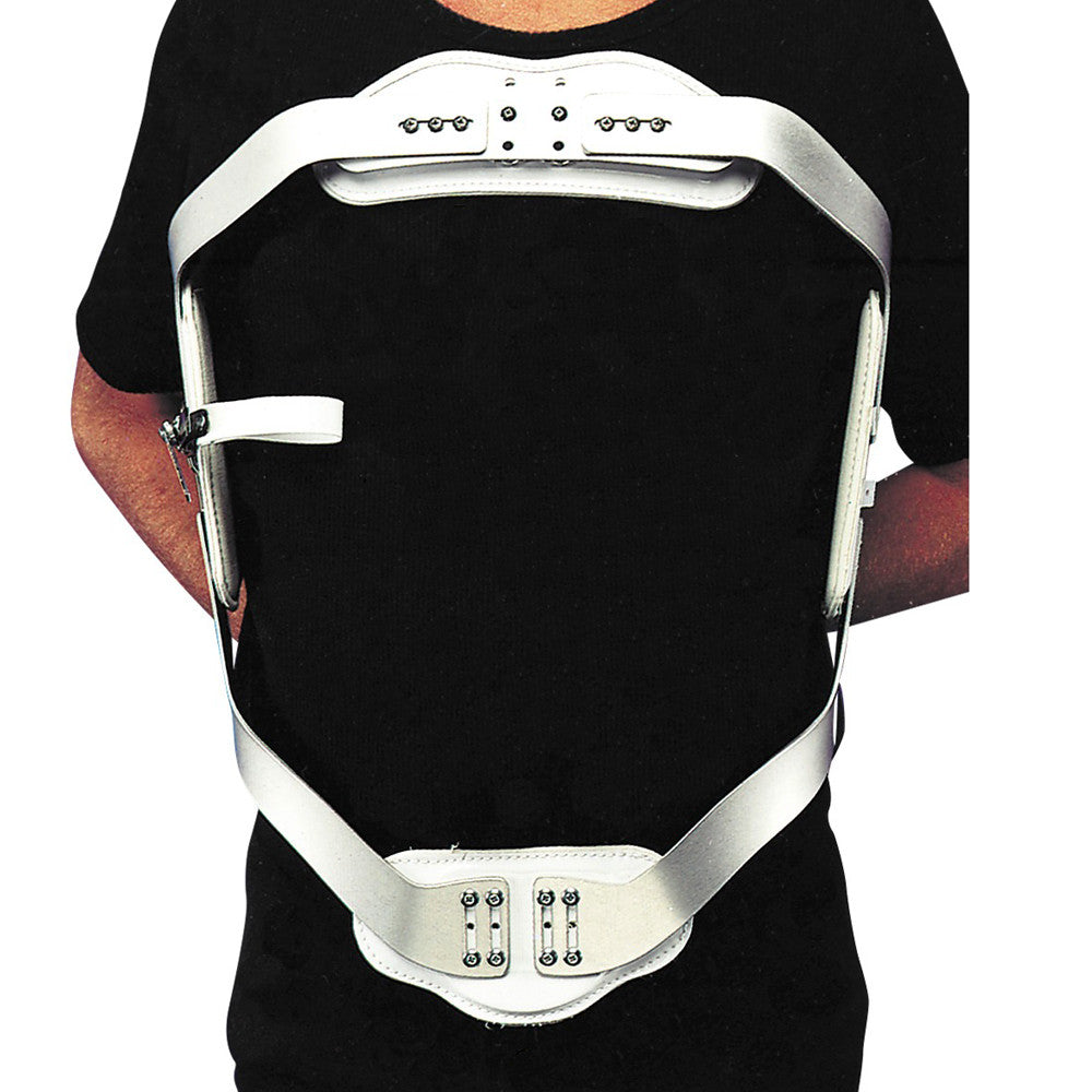 Thoracic Hyperextension Brace, Spinal Disk Back Support, White