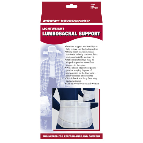 OTC 2884, Lightweight Lumbosacral Support