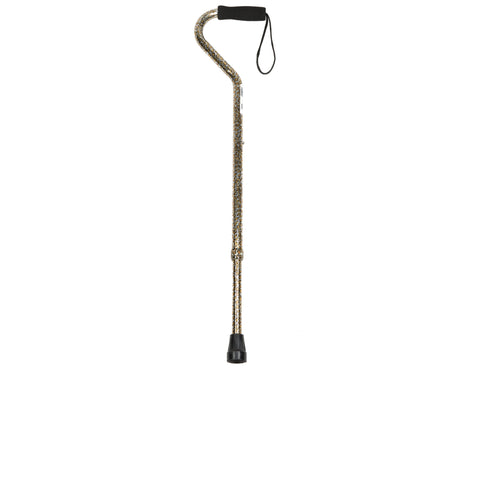 PCP 214164, Adjustable Pattern Cane with Offset Handle and Wrist Strap