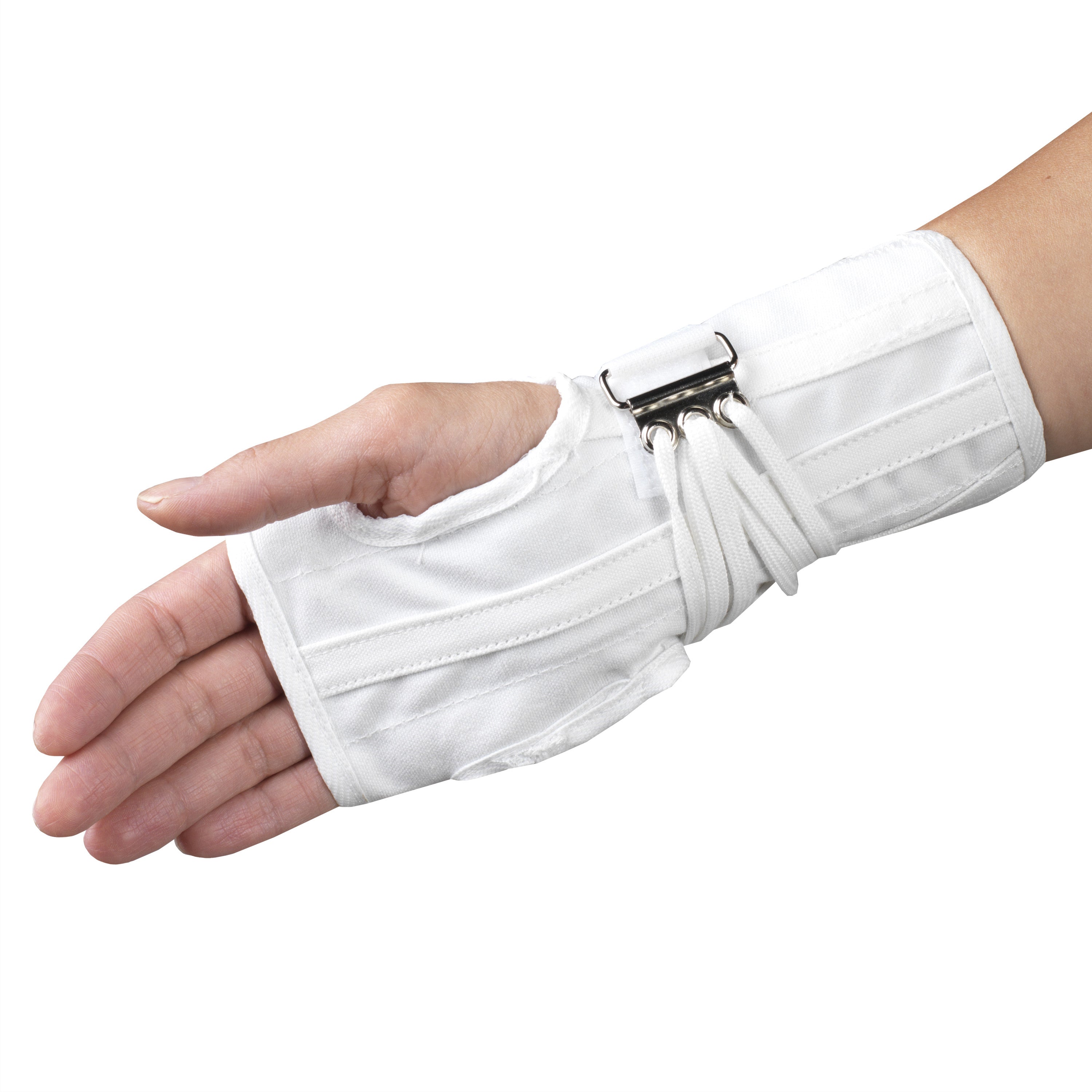 Champion Wrist Split, Reversible, Adjustable Lacing, Cloth, White - Home  Medical Supply