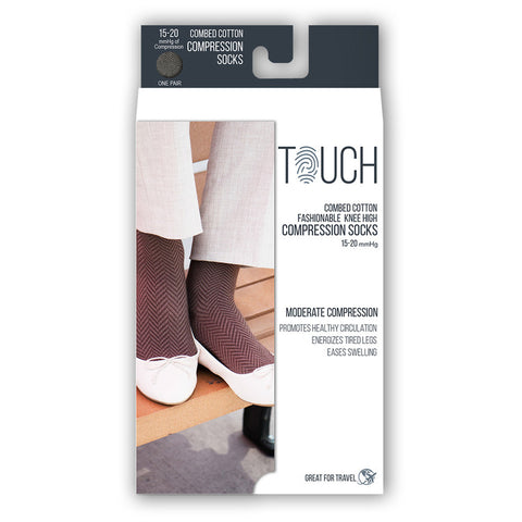 Touch 1060, Ladies' Knee High Compression Socks, 15-20 mmHg