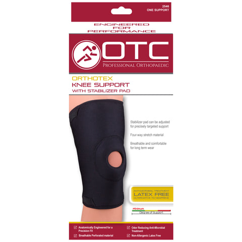 OTC 2546, Orthotex Knee Support with Stabilizer Pad