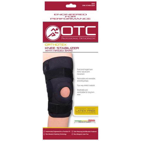 OTC 2543, Orthotex Knee Stabilizer - Hinged Bars