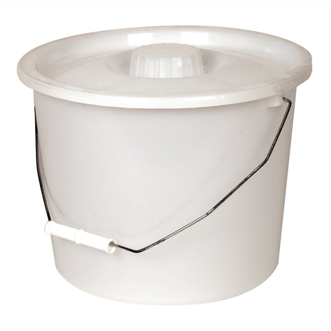 Replacement Full Pail w/ Lid and Handle, White