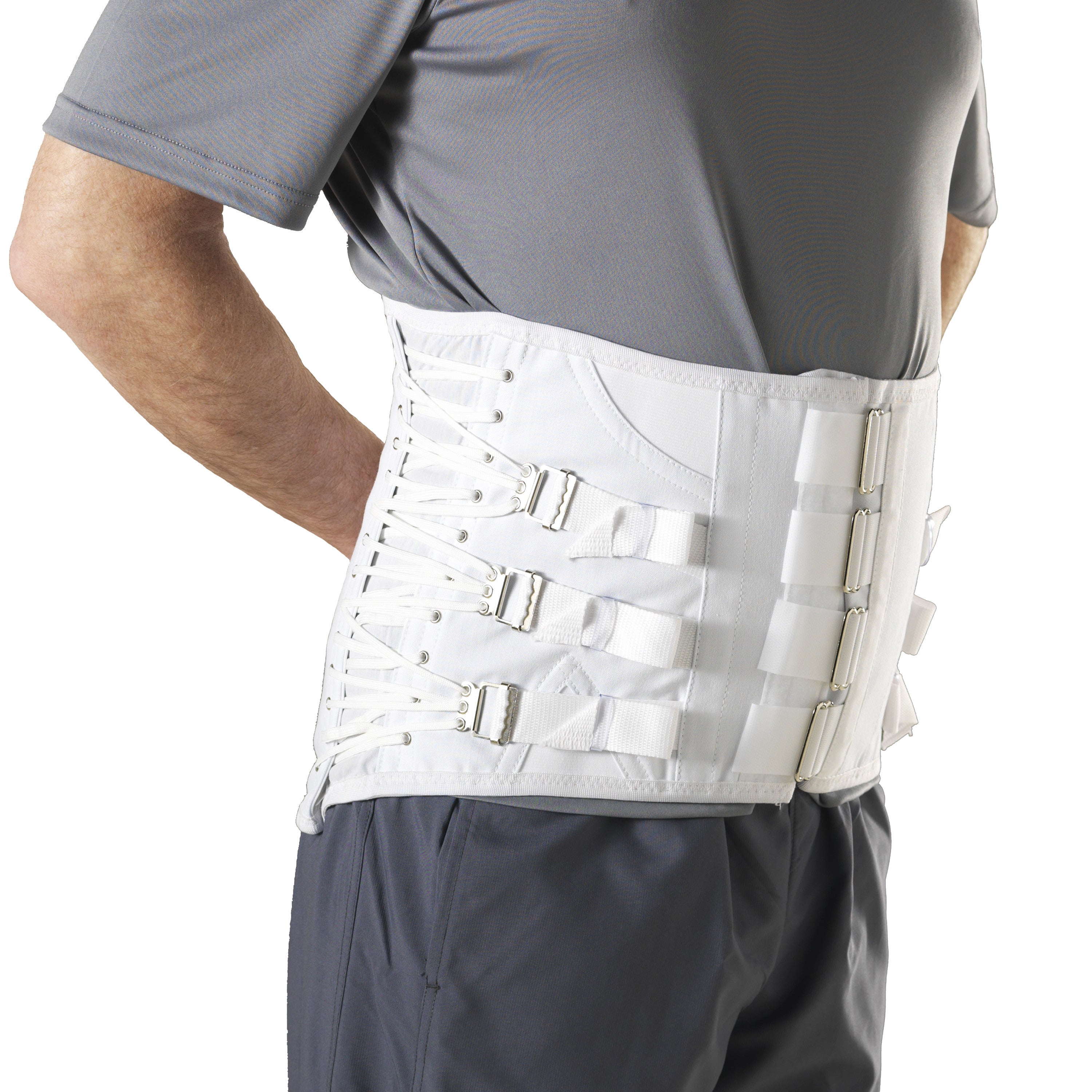 Lumbosacral Corset, Disc Alignment, Spine Posture, Adjustable