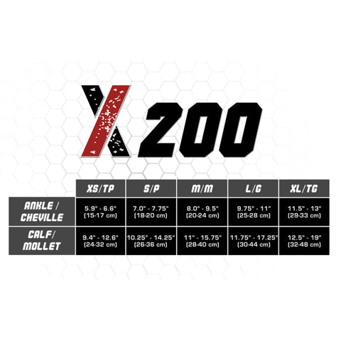 CSX X200, Compression Sport Socks, 15 - 20 mmHg