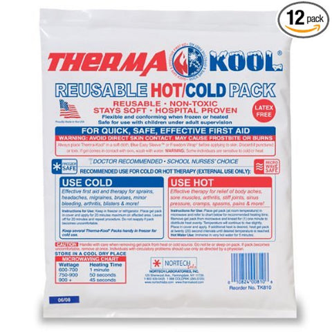 PCP 5044, Therma-Kool (8 x 10) Reusable Hot Cold Gel Pack, Case of 12