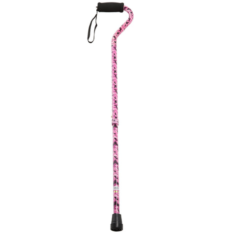 PCP 214152, Adjustable Pattern Cane with Offset Handle and Wrist Strap