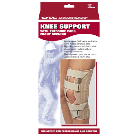 OTC 2545, Knee Support with Condyle Pads - Front Opening