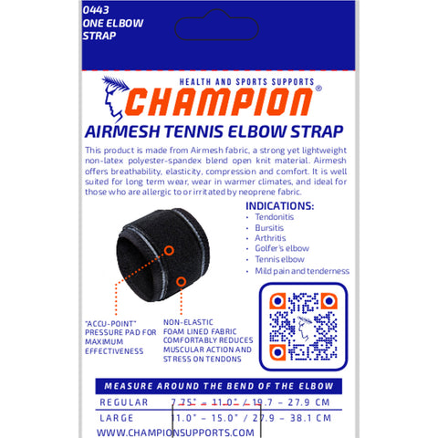 Champion C-443, Airmesh Tennis Elbow Strap