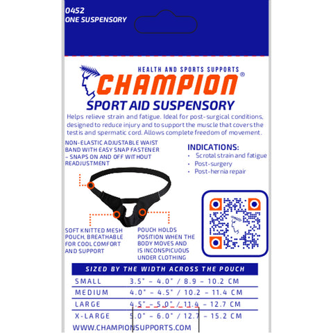 Champion C-452, Sport Aid Suspensory
