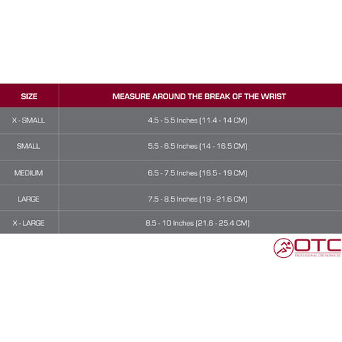 OTC 2387, Select Series 8" Wrist - Thumb Splint
