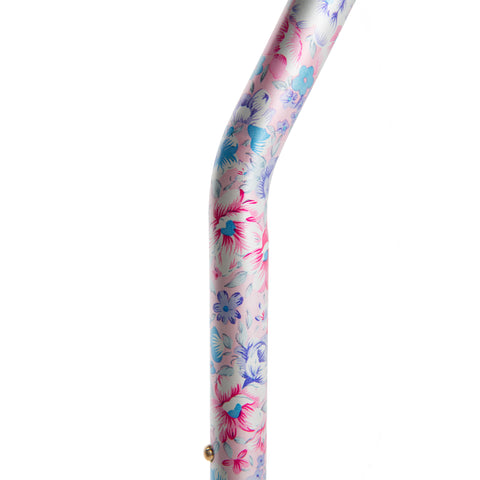PCP 214160, Adjustable Pattern Cane with Offset Handle and Wrist Strap